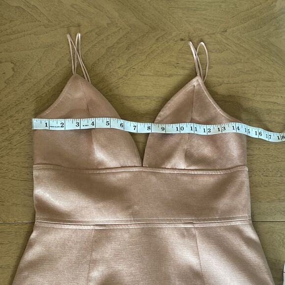 Christian Siriano Blush Rose Pink Double Strap Cocktail Dress Size 4 - Picture 10 of 15